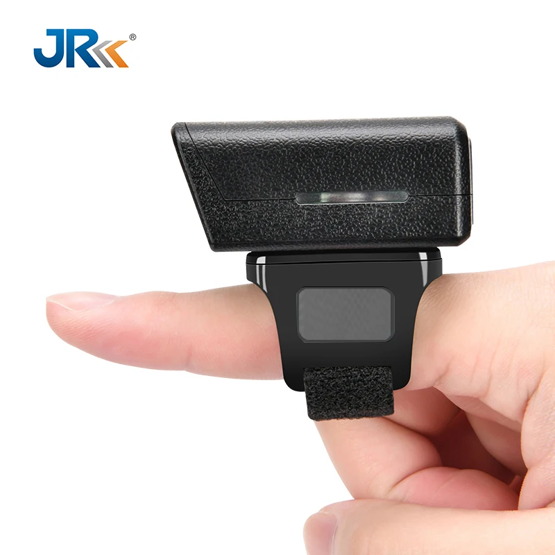 JR-ZO1 Portable Bluetooth Barcode Scanner 1D Ring Scanner Android Barcode Scanner