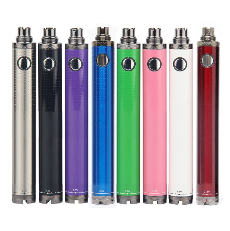 510 Thread 1600mAh Preheating CBD Battery Adjustable Voltage EVOD Twist 2 Batteries For 510 Cartridge