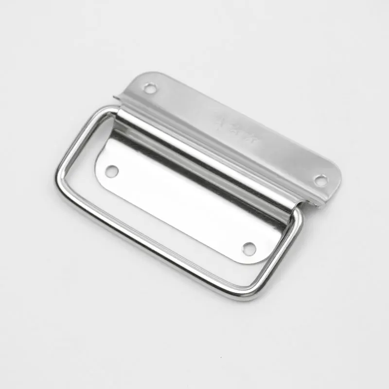 Durability Stainless Spring Handles Wardrobe Case Pull Sturdy Handle 20 Large Puller Toolbox Folding Handle