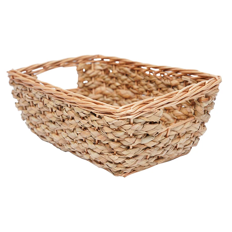 OEM Hot Selling Wicker Rush Grass Willow Large Hand-Woven Storage Basket