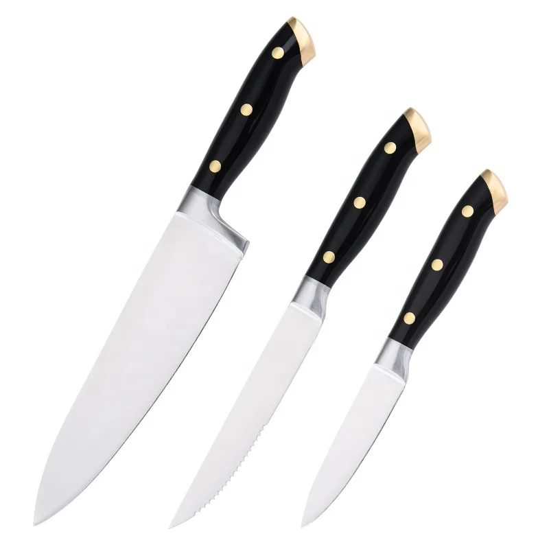 Высокоуглеродистая сталь 80Cr14MoV кухонные ножи полузубчатый универсальный нож из нержавеющей стали шеф-поварский нож