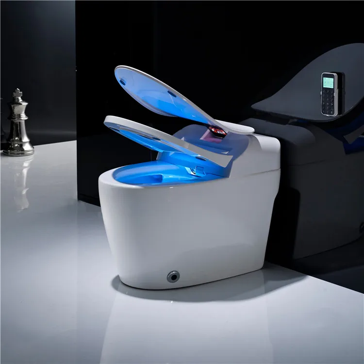 Wholesale High Quality Low Price Automatic Bathroom One Piece Bidet Toilet Smart Wc Intelligent S-trap