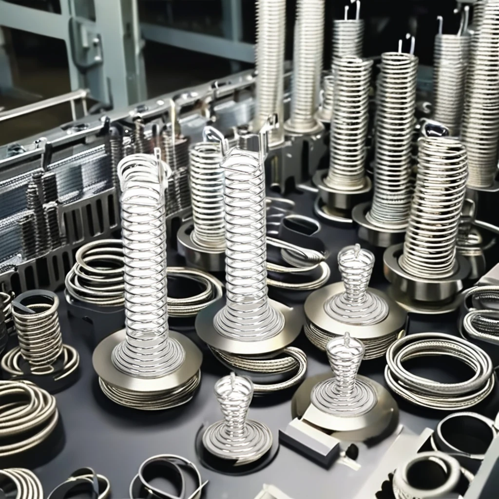 Wholesale High Quality Customized Touch Button Spring OEM Steel Wire Molding Spiral Coil Style Hardware for Auto Applications