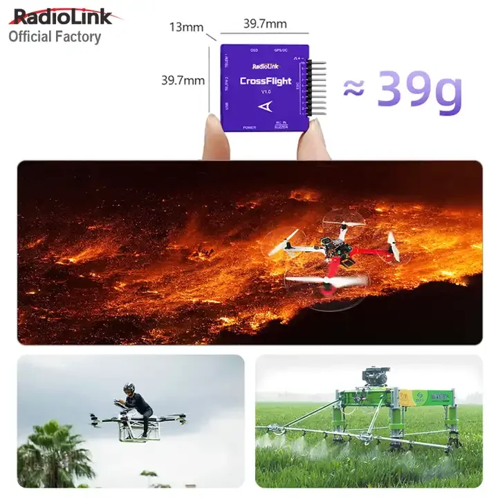 Radiolink FC CrossFlight 10 Channels PWM Output for Drone Flight Controller CrossFlight For RC Plane/Bait Boat