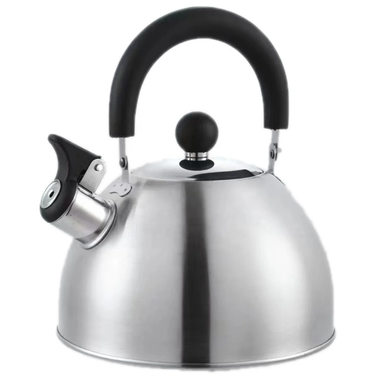 2.5L Stainless Steel Whistling Tea Kettle Tea Pot Kettle For Gas & Induction Stove Classic Whistling Kettle