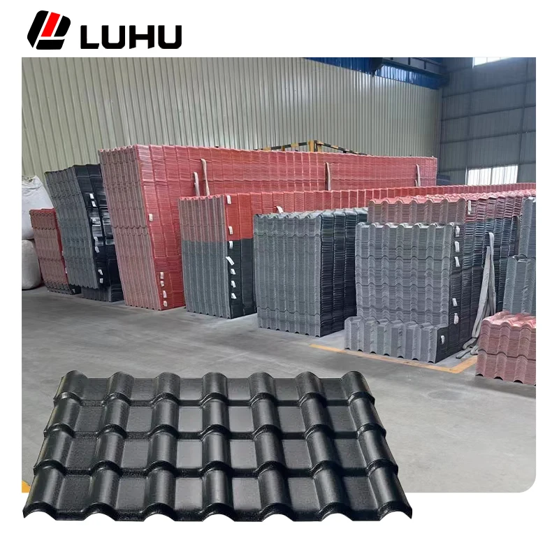 Wholesale Roofing Tiles anti corrosion PVC Roof Sheet Insulated ASA Synthetic Resin Tile