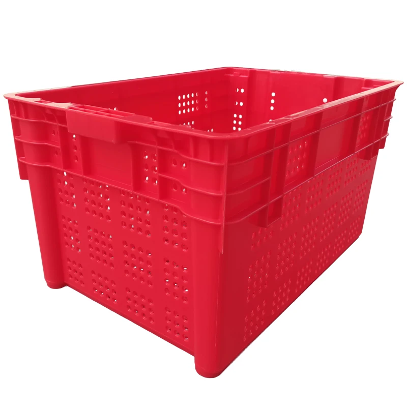 mesh stackable moving bins fruit vegetables crates plastic