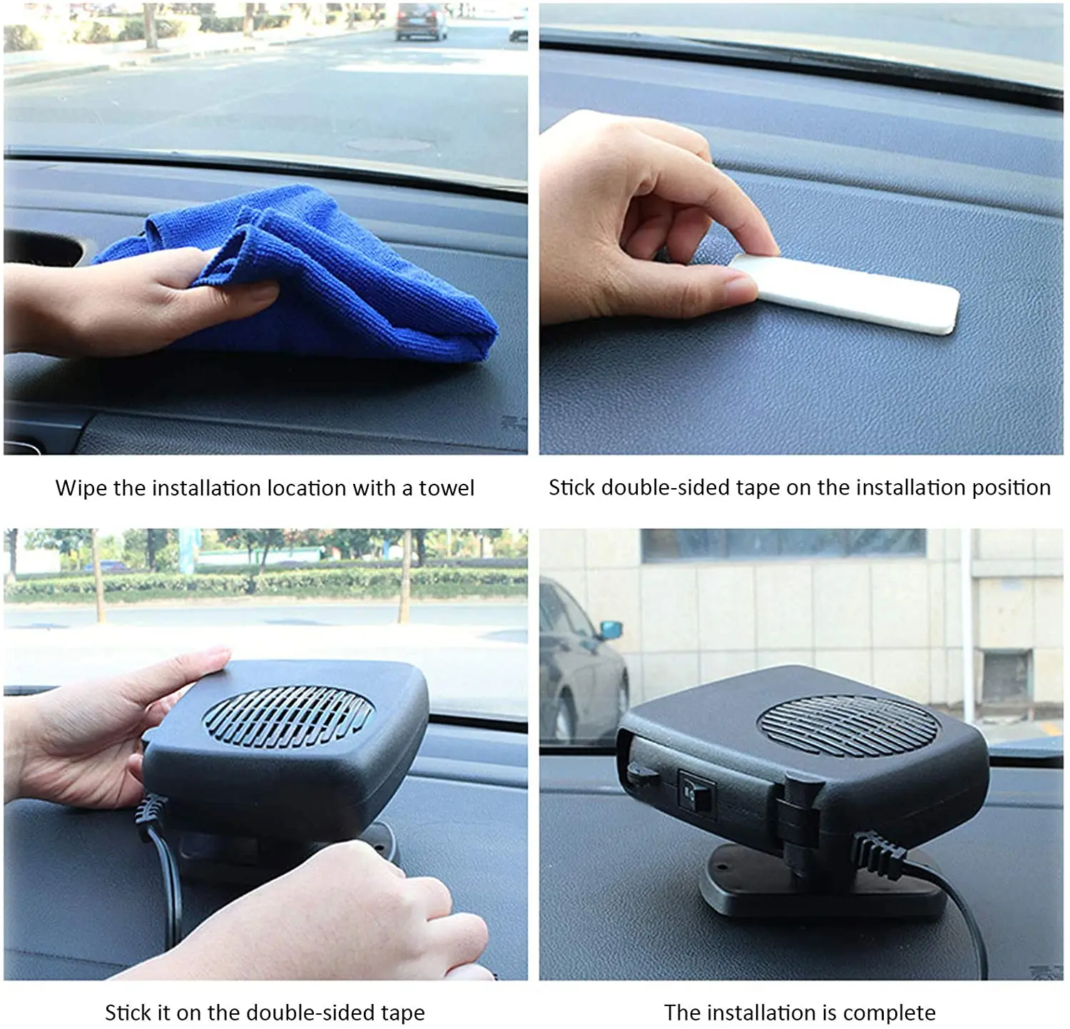 Winter Car Heater Universal 12V Car Interior Heating Cooling Fan Heater Window Mist Remover Portable Car Heaters