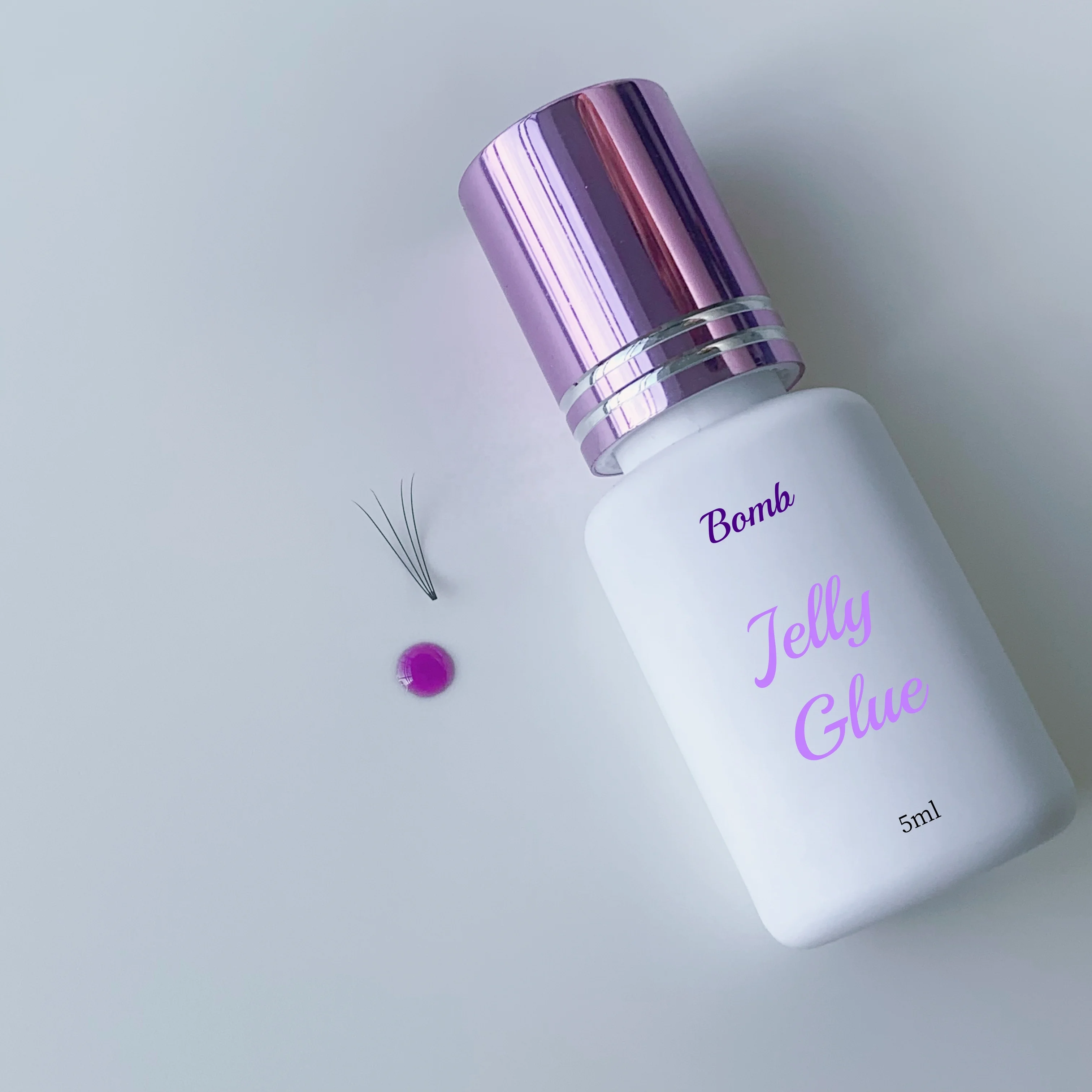 Bomb Adhesive Sensitive Clear Pink Extension Glue Lash South Korea Strong Waterproof Eyelash Glue