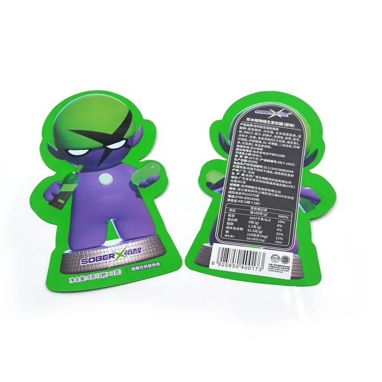 Custom Printing Chocolate Pouch Plastic smell proof seed Bags Food Grade For Juice Candy Shaped Snacks Food packaging