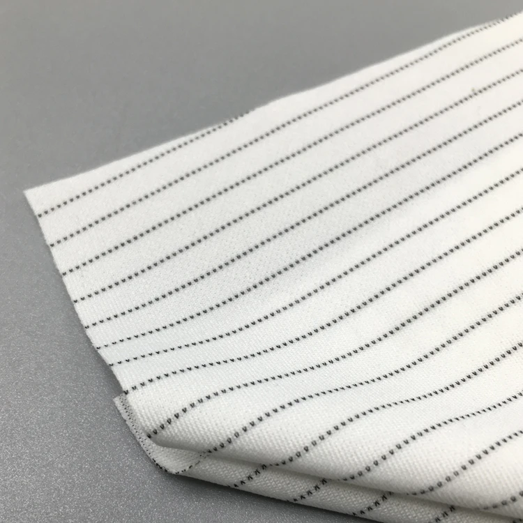 Заводское предложение, антистатическая ткань из полиэстера с лазерной резкой для очистки помещений, без ворса, ESD