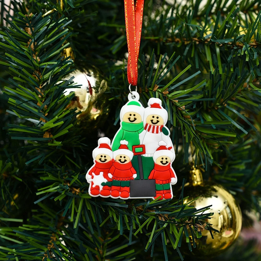 Multiple Design Options Manufactures Custom 2020 Personalized Family Christmas Tree Decoration Ornament Supplies