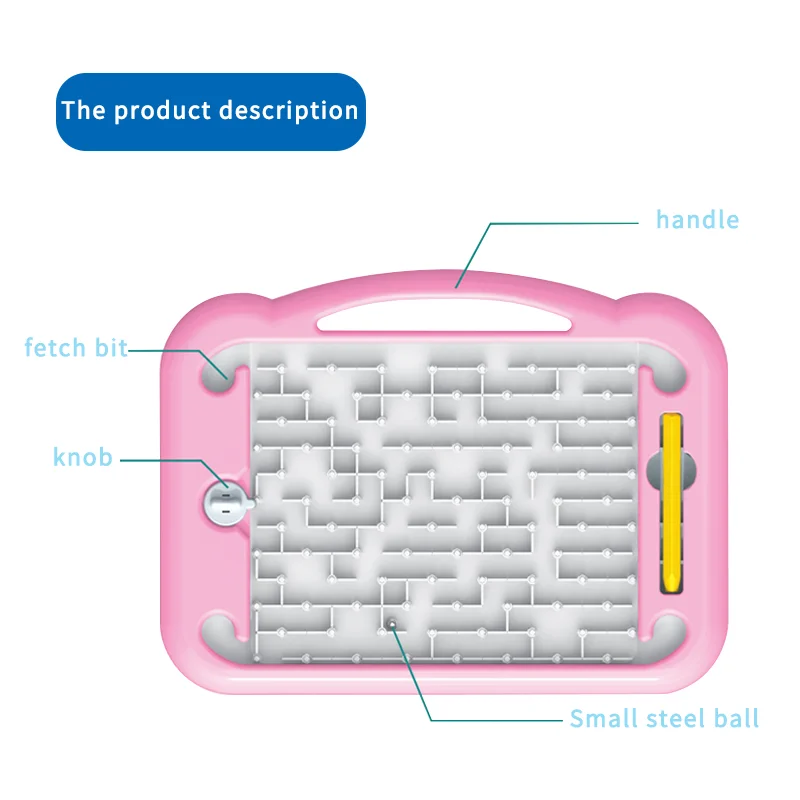2022 Hot Selling Toys Classic 3D Magnetic Maze Puzzle Interactive Toys Magnet Beads Maze