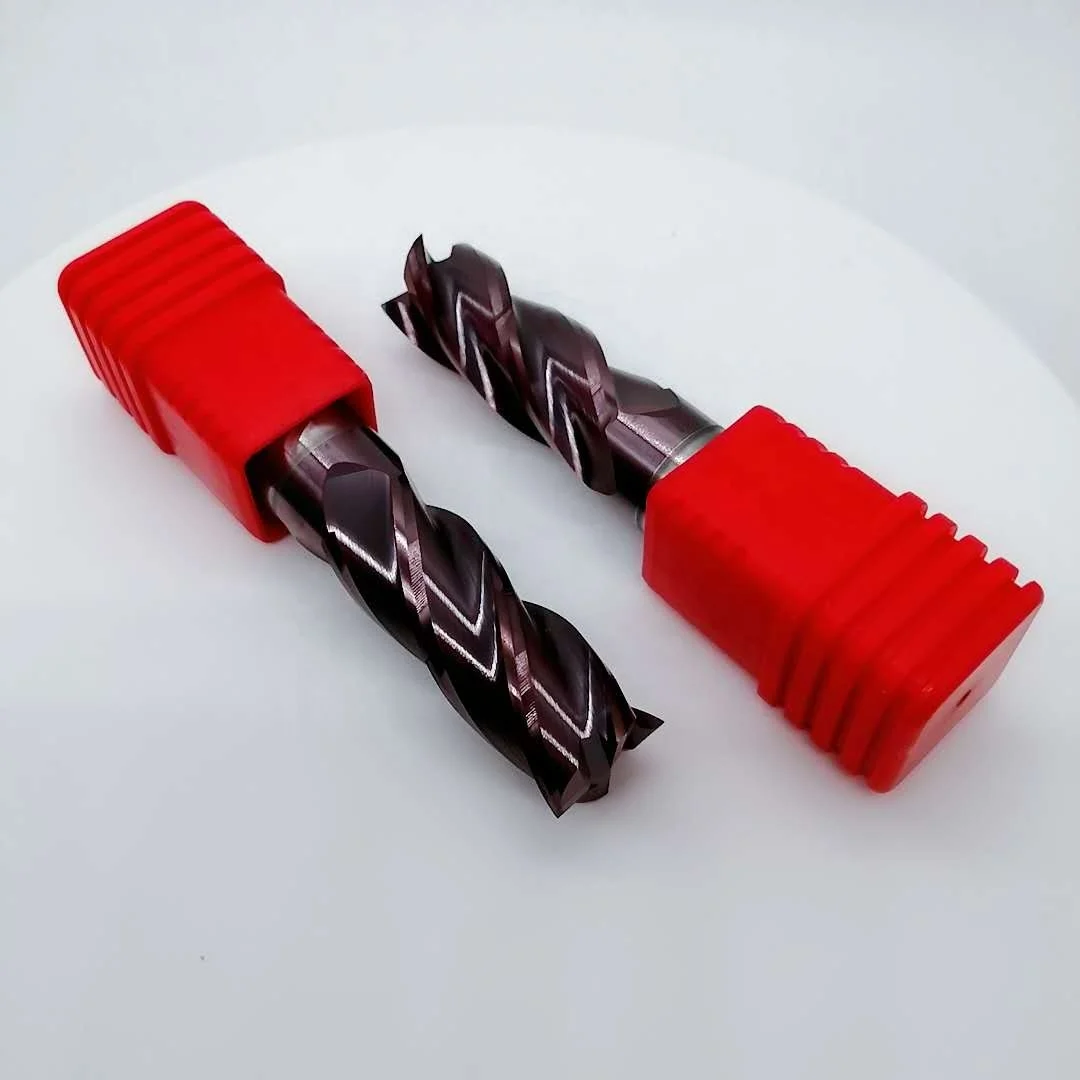 HRC55 4 Flutes Standard Size Square Carbide Endmills End Mill Cutters End Mill Carbide