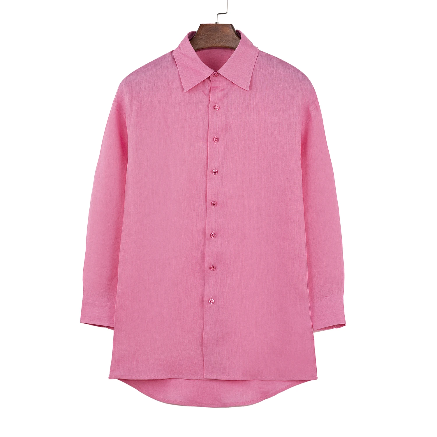 Фабричная льняная рубашка для женщин Пляжная Женский Топ