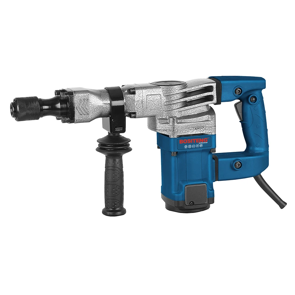 BOSITENG 220V Demolition Electric Jack Hammer demolition drill manual jack hammer stop lever set