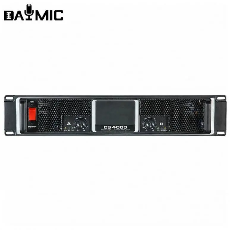 AOSHEN CS Series 2 Channel 2U Rack 600 watt amplifier Audio Professional Power Amplifier Stage Performance main use