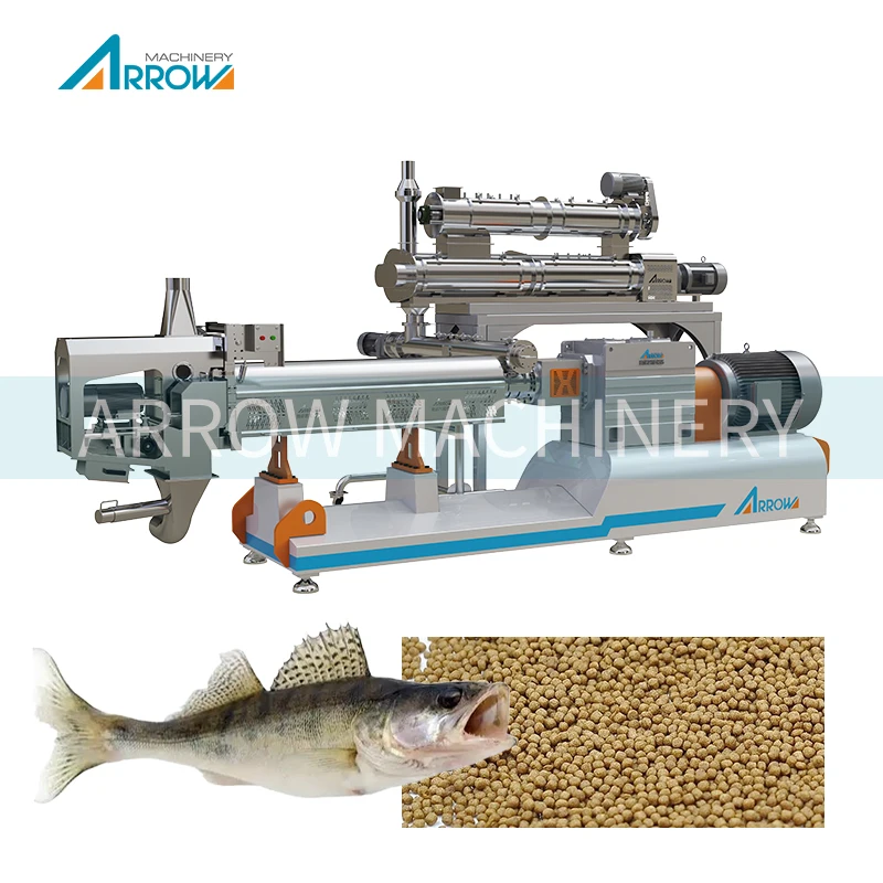1000Kg Fish Feed Production Machine Line Make Machinery For Balanced Fish Food