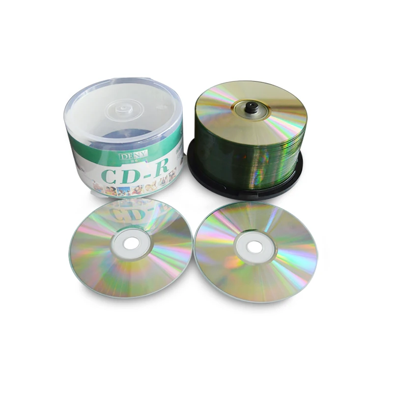 Оптовая продажа пустой компакт-дисков 700 Мб 80 мин 52X 50 шт./упак. записываемый диск однослойный оптом Cdr