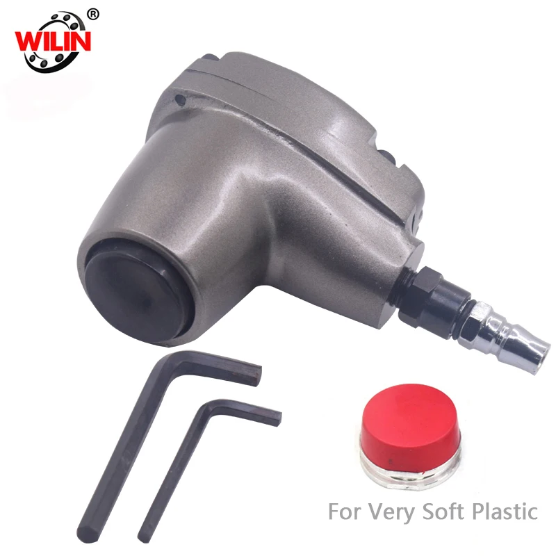 Taiwan Pneumatic Air Hammer ,Hand-held Air  Palm Hammer for nails W/Red Very Soft Plastic Tip