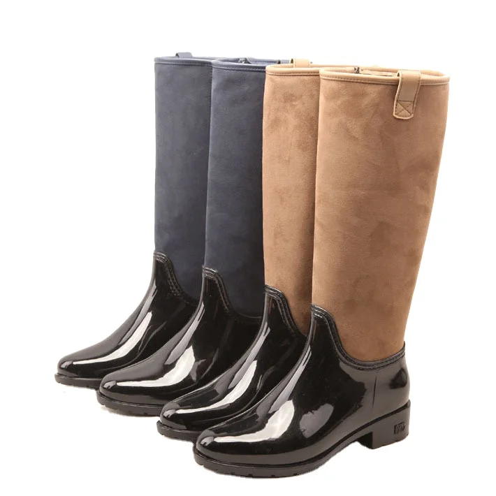 Обувь для дождя женская модная одежда взрослые женские высокие сапоги Женская Водная обувь