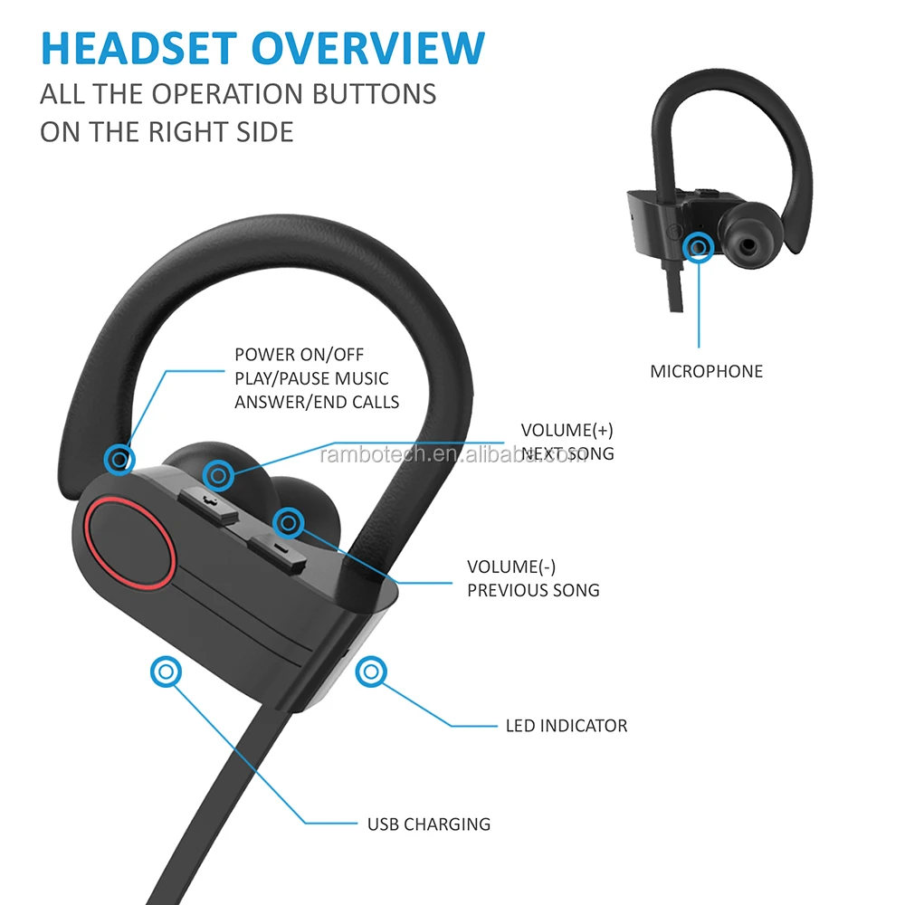 Горячая продажа APTX HD Беспроводная Bluetooth гарнитура