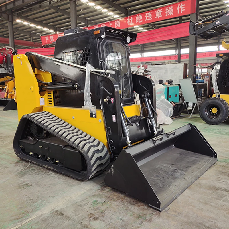 Free shipping NEW CE EPA Engine Diesel Skidsteer Mini Wheel Crawler Loader Earth-moving Machinery Mini Skid Steer Loader