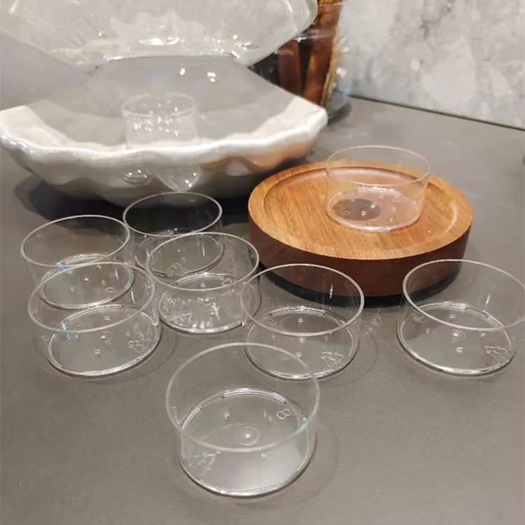 Прямая продажа от производителя, маленькие пластиковые банки хорошего качества для свечей