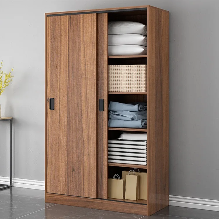 Modern combination wardrobes minimalist design bedroom sliding door wardrobe clothes organizer