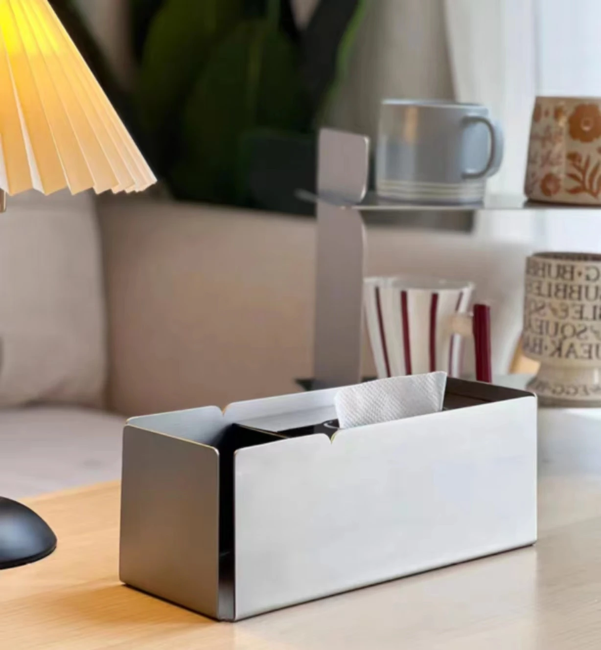 Stainless steel master tissue box