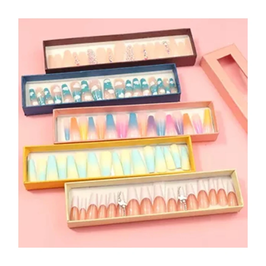 High Quality Private Label Fashion Artificial Fingernails Wholesale Luxury Custom Press On Nails