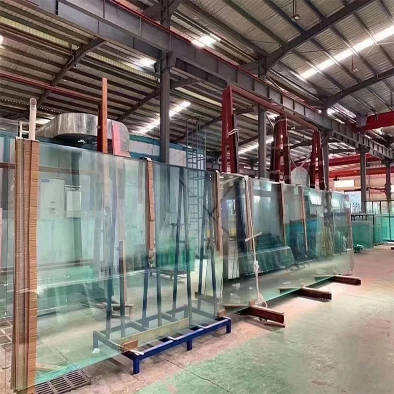 Proper Price Top Quality Milky White Clear Glass Sheet 6.38 8.38 10.38 12.38 mm Thick Laminated Tempered Glass For Build
