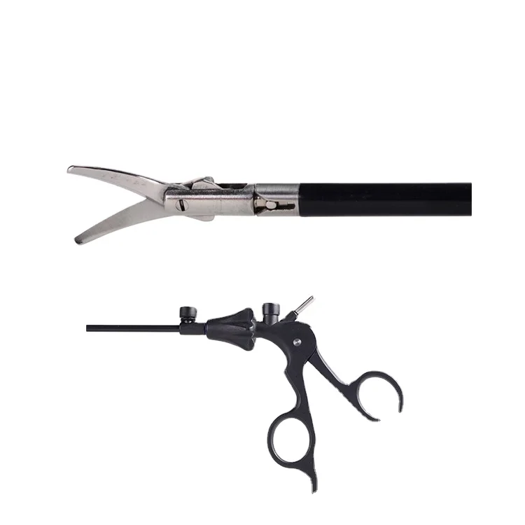 Многоразовые Лапароскопические хирургические инструменты 3 мм лапароскопической меценбаума изогнутые ножницы