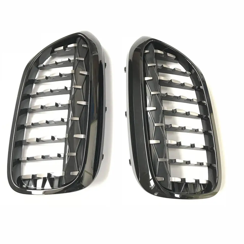 Glossy Black Grille Abs Material Front Grill For Bmw 5 Series E39 Car Front Grille
