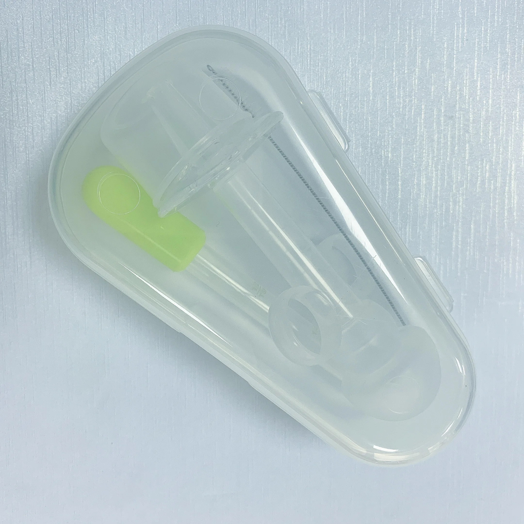 Factory Supply Baby Products Double Hole Syringe Baby Feeder Anti leak And Anti choke Silicone Drip Feeder Set