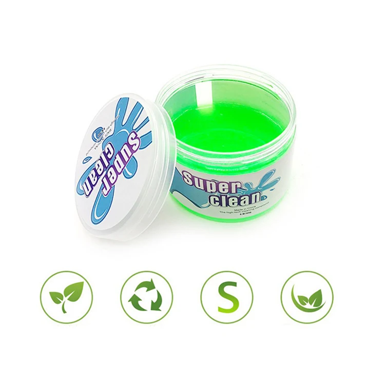 2022 Hot Selling Educational Toys Transparent Slime Keyboard Dusting Tool Cleaning Gel No Odor Crystal Mud