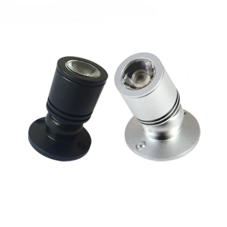 
1W 2w 3w CE 110v 12v surface mounted adjustable beam cabinet led mini spot light 