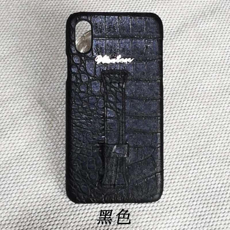  Роскошные аксессуары для телефонов Жесткий Чехол из крокодиловой кожи iPhone 8