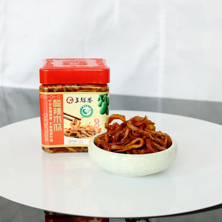 Chinese Popular Delicious Healthy Snack Foods Alimetos Tasty Spicy Appetizer Pickled Papaya