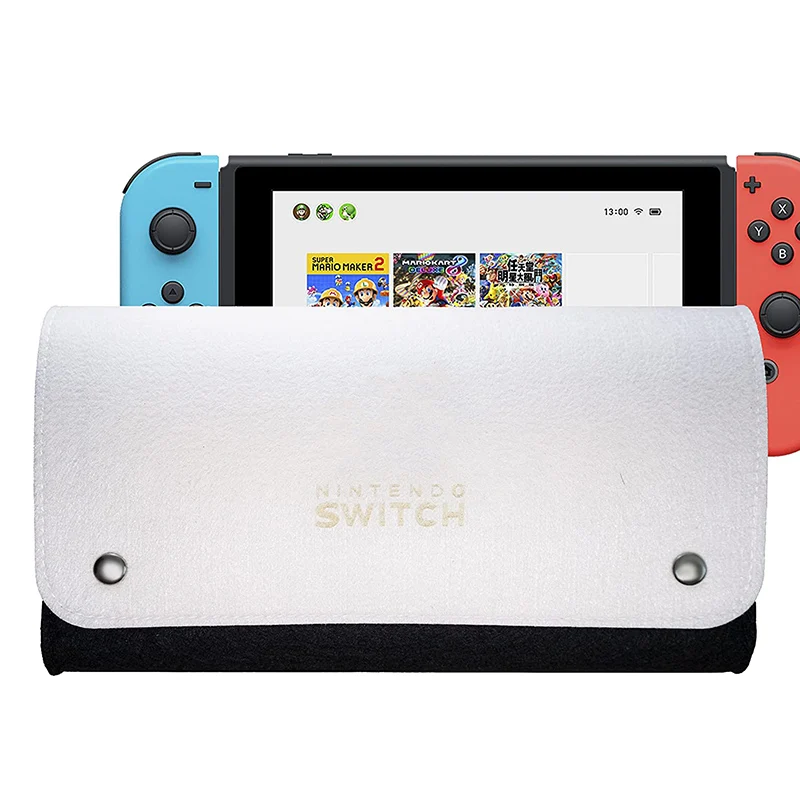 Travel Game Pouch Cover Bag For Nintendo Switch,Game Carrying Case with 5 Games Cartridges Portable Storage