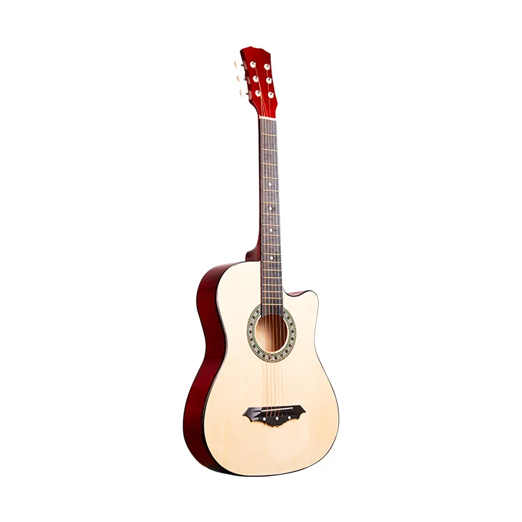BESTUS factory direct sale Customizable acoustic guitar high quality for beginners basswood glassical guitar