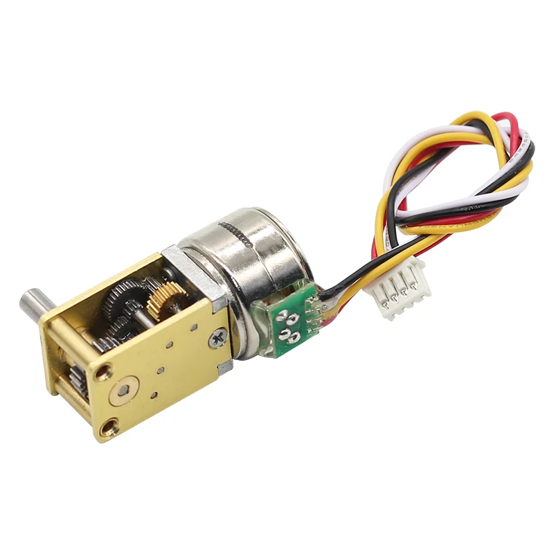 JGY-15BY dc Stepper worm gear motor 15by Micro dc stepper gear motor with opened worm gearbox reducer for automatic device