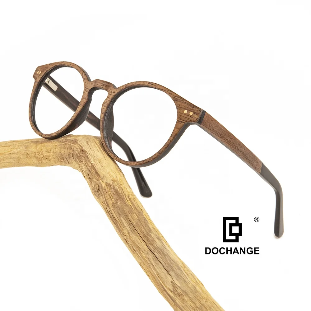Optical Frame for Men Carbon Fiber Eco-friendly Handmade Eyewear Classic Wood Sunglasses Italy Design High End