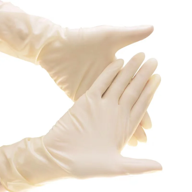 Hot selling Disposable Powdered or Powder free Medical Sterile 100%Thailand Natural Latex Surgical Gloves with CE Certification