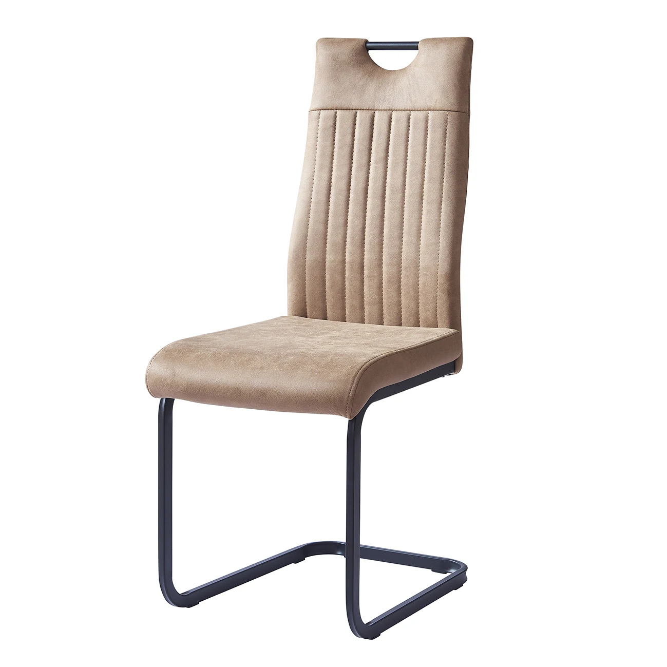 OKAY Modern Pu White z shape Black Dinning Italian Woven Brown Real Leather Dining Chair For Dining Room