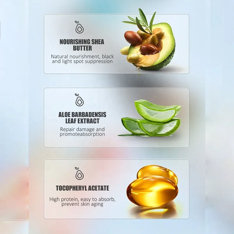 2024 Vitamin C Hyaluronic Essence Serum Set Anti-Aging Face Repair Moisturizing Skin Care 5ml Natural Plant-Based Lip Essence