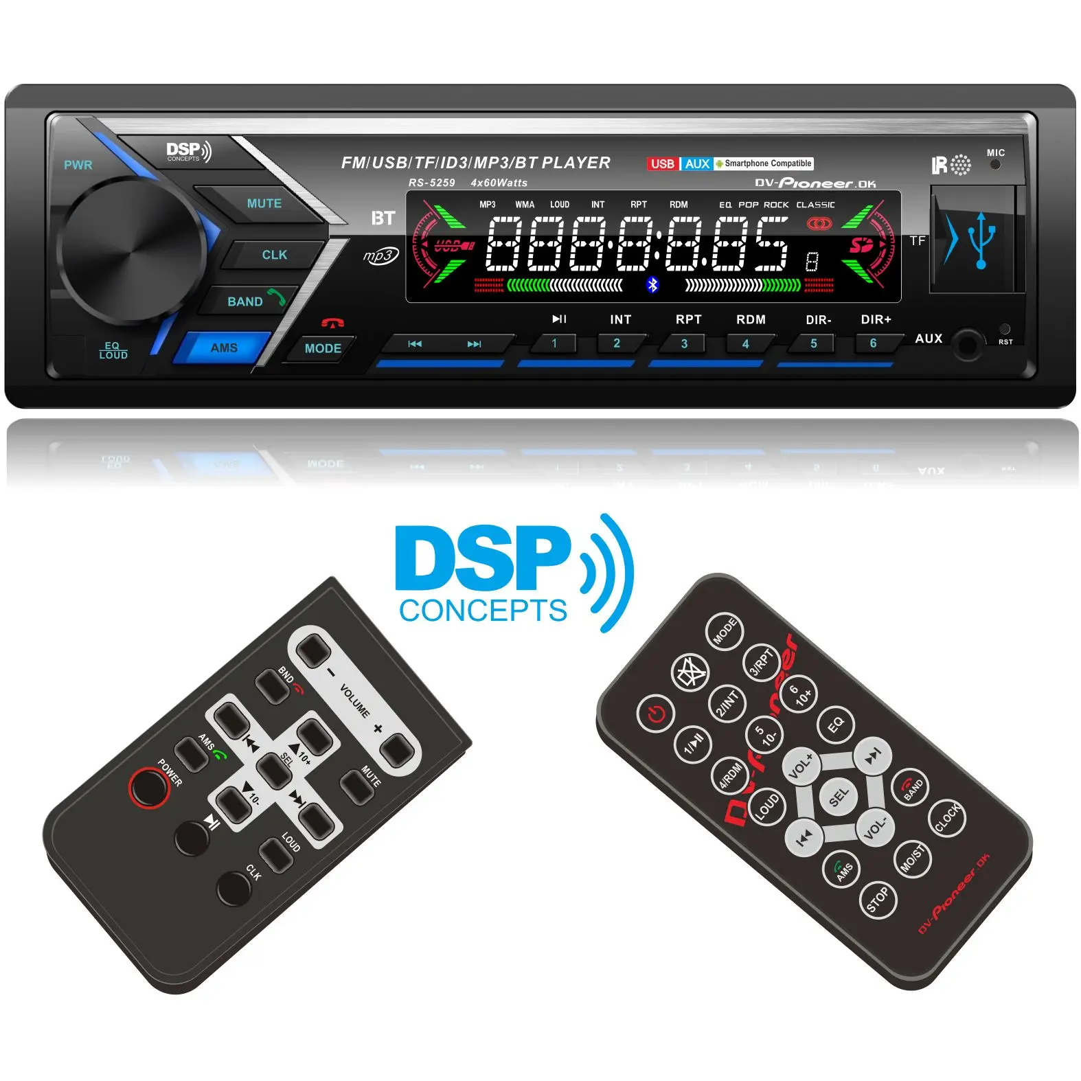 Roadstar автомобиля MP3 BT плеер