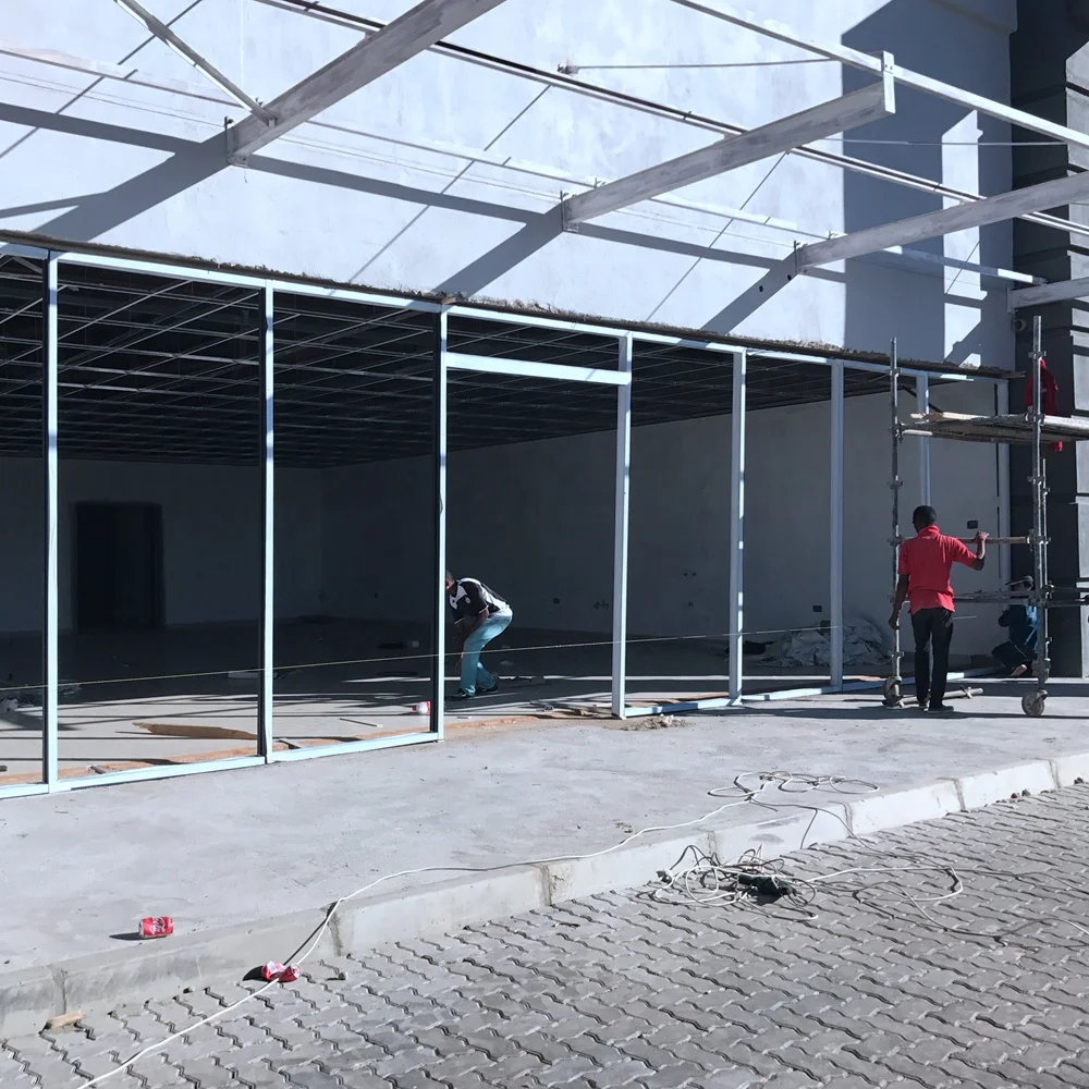 hot sale australia system commerical aluminium storefront glass wall