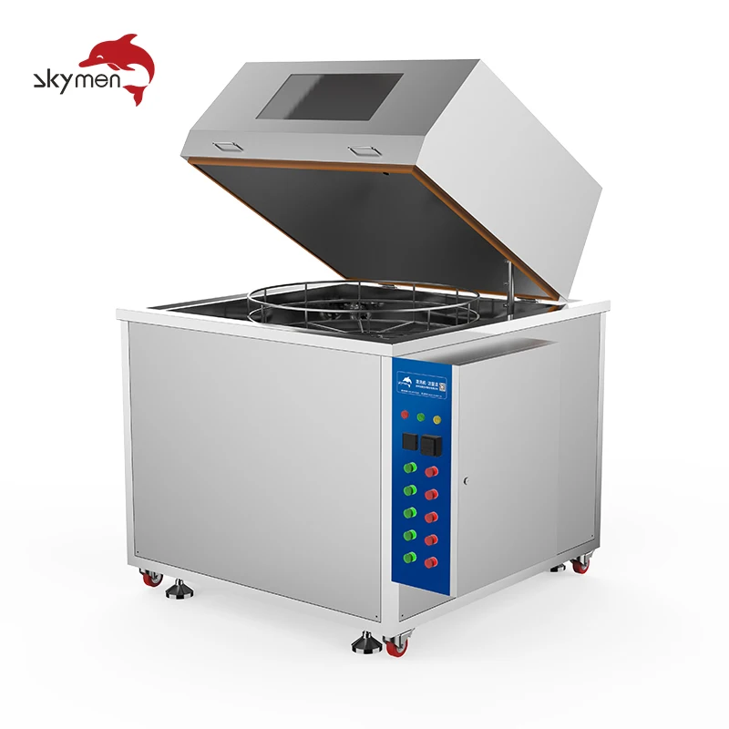 Rotating Parts Washer with High Pressure 360 Rotary Jet Spray Cleaning machine