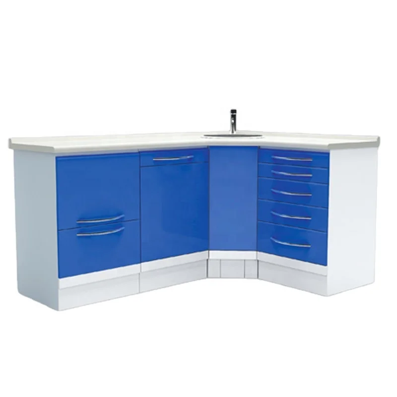 Коммерческая мебель синего цвета, Лидер продаж, стоматологический шкаф для мебели в Китае